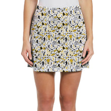 Load image into Gallery viewer, Yellow Jacket Ladies Mesh Skort