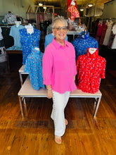 Load image into Gallery viewer, Double Gauze Button Down -Candy Pink