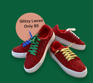 Bedazzle Sneaker -Red