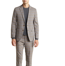Load image into Gallery viewer, Glen Plaid Wool Blend Suit - Grey