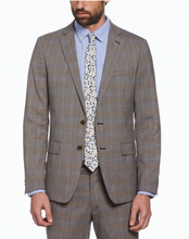 Load image into Gallery viewer, Glen Plaid Wool Blend Suit - Grey
