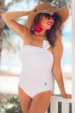 Load image into Gallery viewer, Diamonds And Pearls Bow Swimsuit