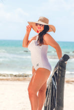 Load image into Gallery viewer, Diamonds And Pearls Bow Swimsuit