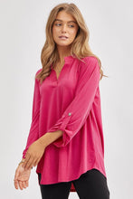 Load image into Gallery viewer, Lizzy 3/4 Sleeve -Magenta