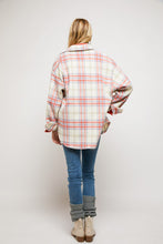 Load image into Gallery viewer, MULTI COLOR PLAID PATCHED SHIRT JACKET