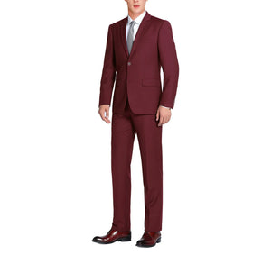 Renoir Suit 201-3 Burgandy