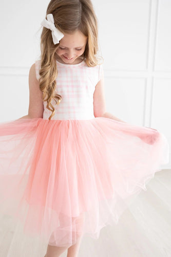 Summer Picnic Tutu Dress - Light Pink