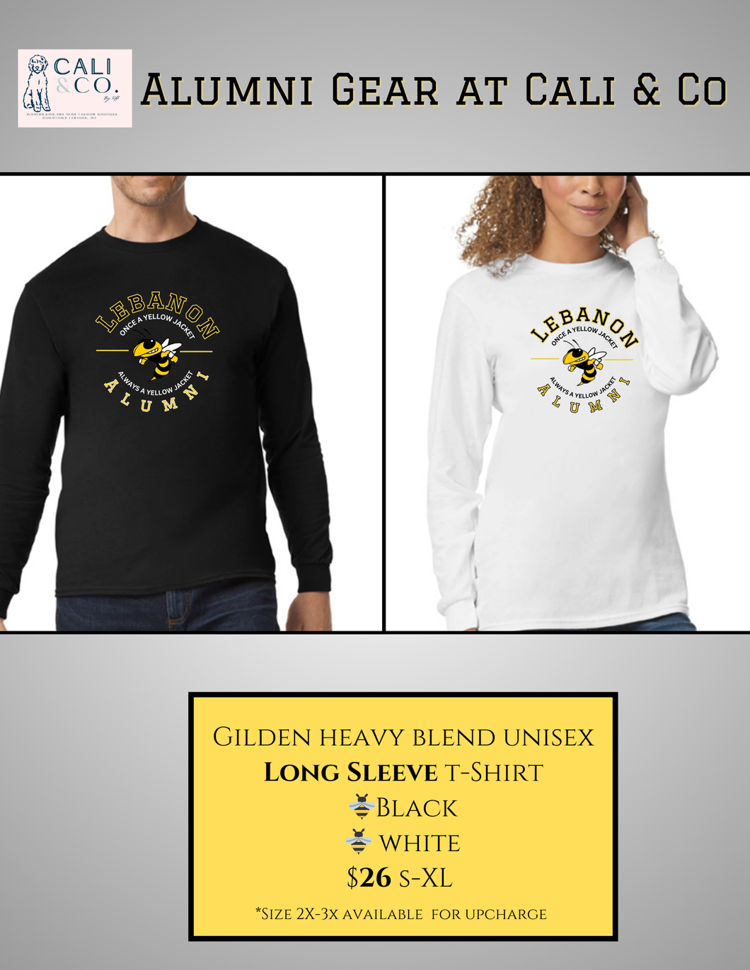 Lebanon Alumni LS Tee 🐝PRE-ORDER🐝