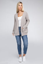 Load image into Gallery viewer, Melange Open Front Sweater Cardigan