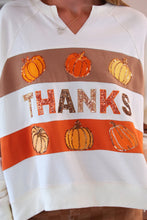 Load image into Gallery viewer, Give Thanks Sequin Terry Pullover
