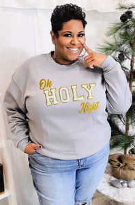 Oh Holy Night Ideal Chenille Sweatshirt