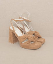 Load image into Gallery viewer, OASIS SOCIETY Zoey - Knotted Band Platform Heels