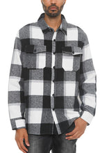 Load image into Gallery viewer, Mens Checkered Soft Flannel Shacket