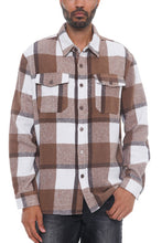 Load image into Gallery viewer, Mens Checkered Soft Flannel Shacket