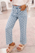 Load image into Gallery viewer, Pre-Order Polka Dot Lt Wash Jean