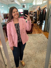 Load image into Gallery viewer, Tweed Chic Blazer - Pink
