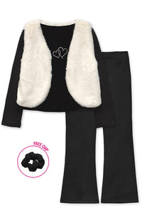 Little Girls Pants- Black