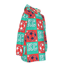 Load image into Gallery viewer, Current-ly Kid&#39;s Sherpa Fleece Hoodie Blanket