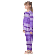Load image into Gallery viewer, Wildcats Purple Plaid Pajamas Set