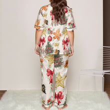 Load image into Gallery viewer, Cali and Conrad Classic Christmas Women&#39;s Trousers Pajamas Set