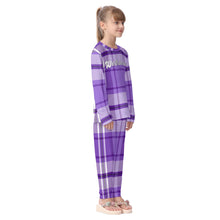 Load image into Gallery viewer, Wildcats Purple Plaid Pajamas Set