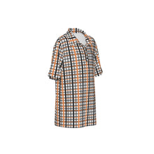 Load image into Gallery viewer, Boys Spirit Polo - Black and Orange Plaid