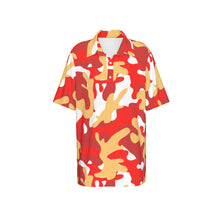 Load image into Gallery viewer, Boys Spirit Polo - Red and Gold Camo