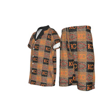 Load image into Gallery viewer, All-Over Print Kid&#39;s Imitation Silk Short Pajamas