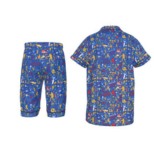 Load image into Gallery viewer, All-Over Print Kid&#39;s Imitation Silk Short Pajamas
