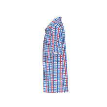 Load image into Gallery viewer, Boys Spirit Polo Collar- Red/White/Blue Plaid