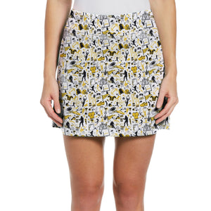 Yellow Jacket Ladies Mesh Skort