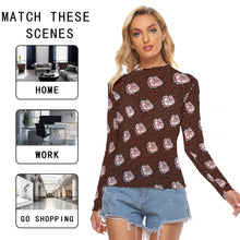 Load image into Gallery viewer, Rolla Bulldog Leopard Women&#39;s Mesh Top