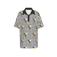 Load image into Gallery viewer, Boys Spirit Polo- Black and White Buzz Black Collar