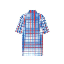 Load image into Gallery viewer, Boys Spirit Polo Collar- Red/White/Blue Plaid