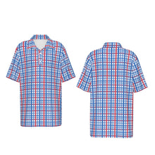 Load image into Gallery viewer, Boys Spirit Polo Collar- Red/White/Blue Plaid