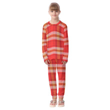 Load image into Gallery viewer, Kc Christmas Plaid Print Kid&#39;s Pajamas Set