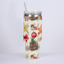 Load image into Gallery viewer, 40oz Diamond Cup With Stainless Steel Straw