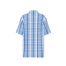 Load image into Gallery viewer, Boys Spirit Polo - Blue and White Plaid