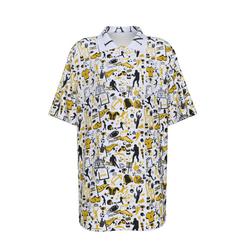 Juniors Yellow Jacket UV Protection POLO Shirt