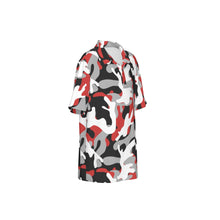 Load image into Gallery viewer, Boys Spirit Polo - Black and Red Camo
