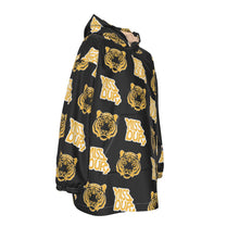 Load image into Gallery viewer, MIZZ raw Kid&#39;s Sherpa Fleece Hoodie Blanket