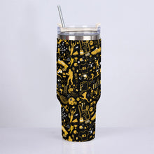 Load image into Gallery viewer, 40oz Diamond Cup With Stainless Steel Straw