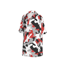 Load image into Gallery viewer, Boys Spirit Polo - Black and Red Camo