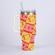 Load image into Gallery viewer, 40oz Diamond Cup With Stainless Steel Straw