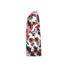 Load image into Gallery viewer, Boys Spirit Polo - Black and Red Camo