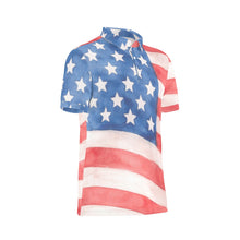 Load image into Gallery viewer, PRE-ORDER Men's Old Glory Stretch Polo
