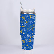 Load image into Gallery viewer, KC Baseball 40oz Diamond Cup With Stainless Steel Straw