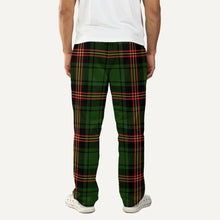 Load image into Gallery viewer, Christmas Plaid Black Men&#39;s Pajama Pants