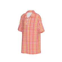Load image into Gallery viewer, Boys Spirit Polo - Red and Gold Plaid