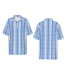 Load image into Gallery viewer, Boys Spirit Polo - Blue and White Plaid